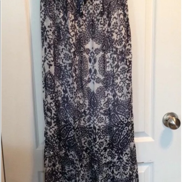 Guess smocked Moroccan tube dress 100% silk.Large - Picture 6 of 7